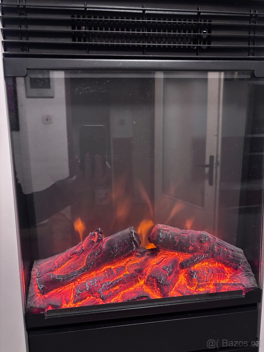 EL Fuego Elektrický krb Tessin bílý - 3