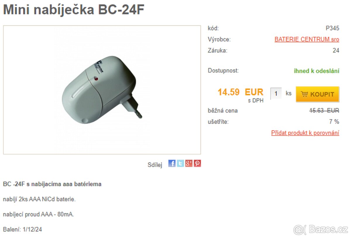 Nová nabíječka AA / AAA baterií - Top cena-SLEVA 70% - 3