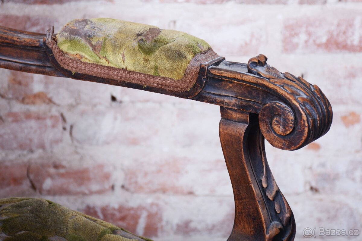 Historické barokní křeslo - 3