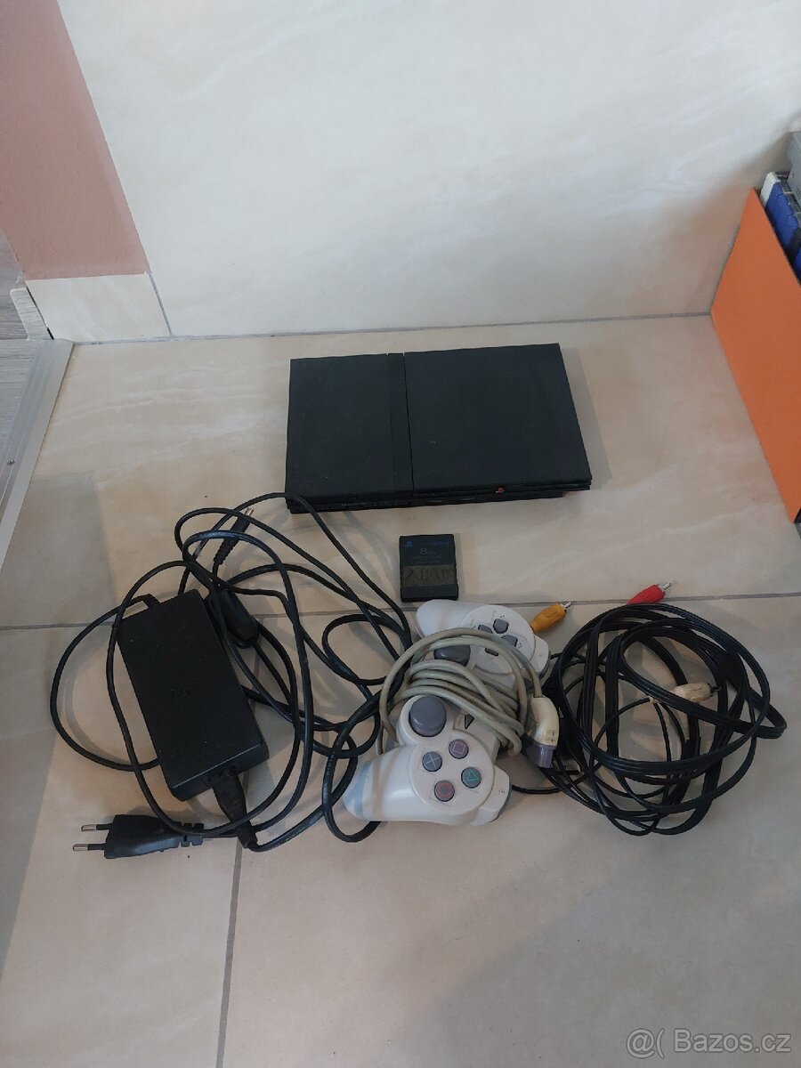 2ks Konzole PS2 Playstation 2 + Hry - 3
