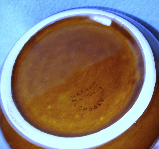 Chalupářská keramika : Snídaňová sada 3 + 1, značená - 3