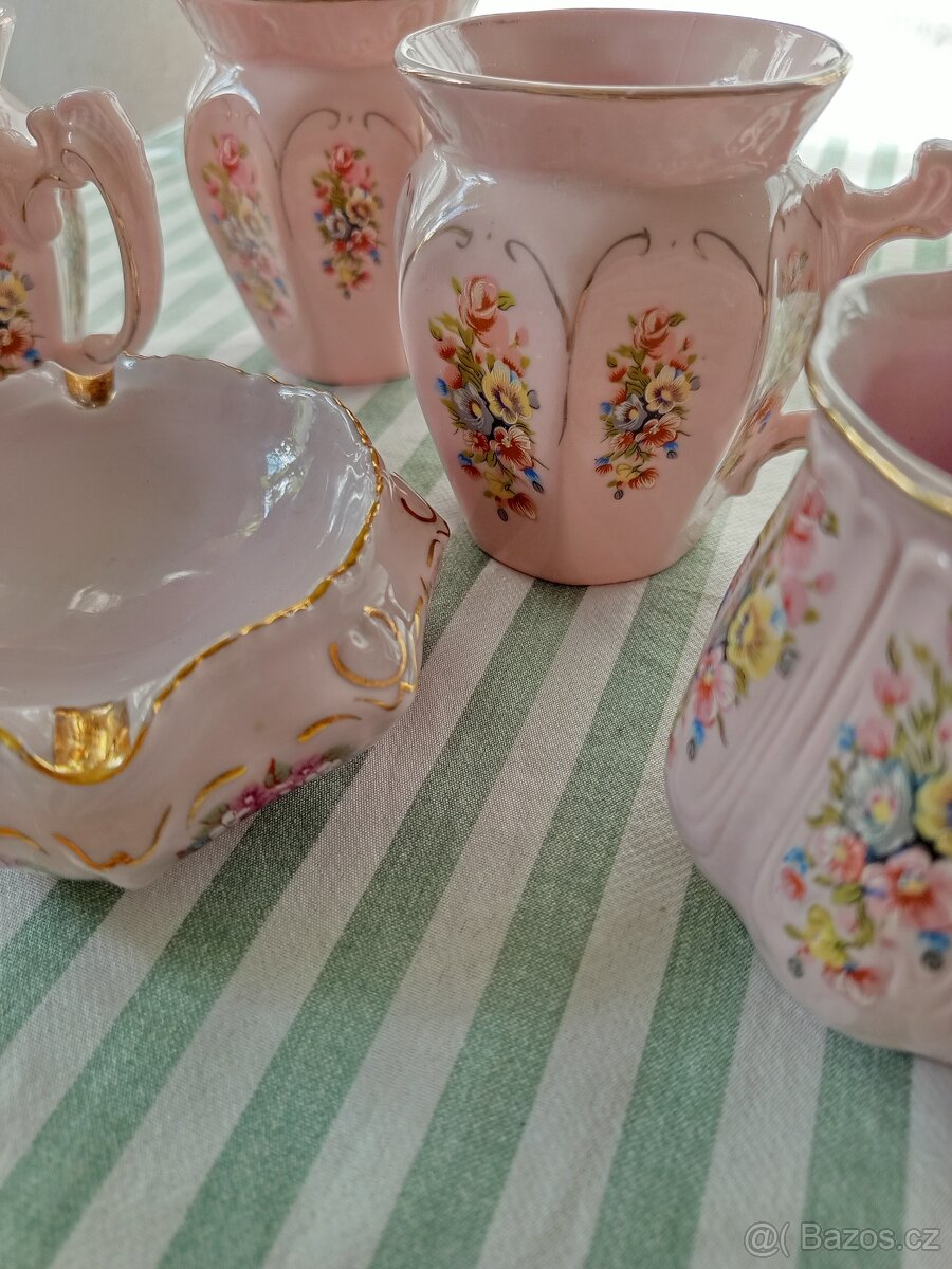 Růžový porcelán H & C - 3