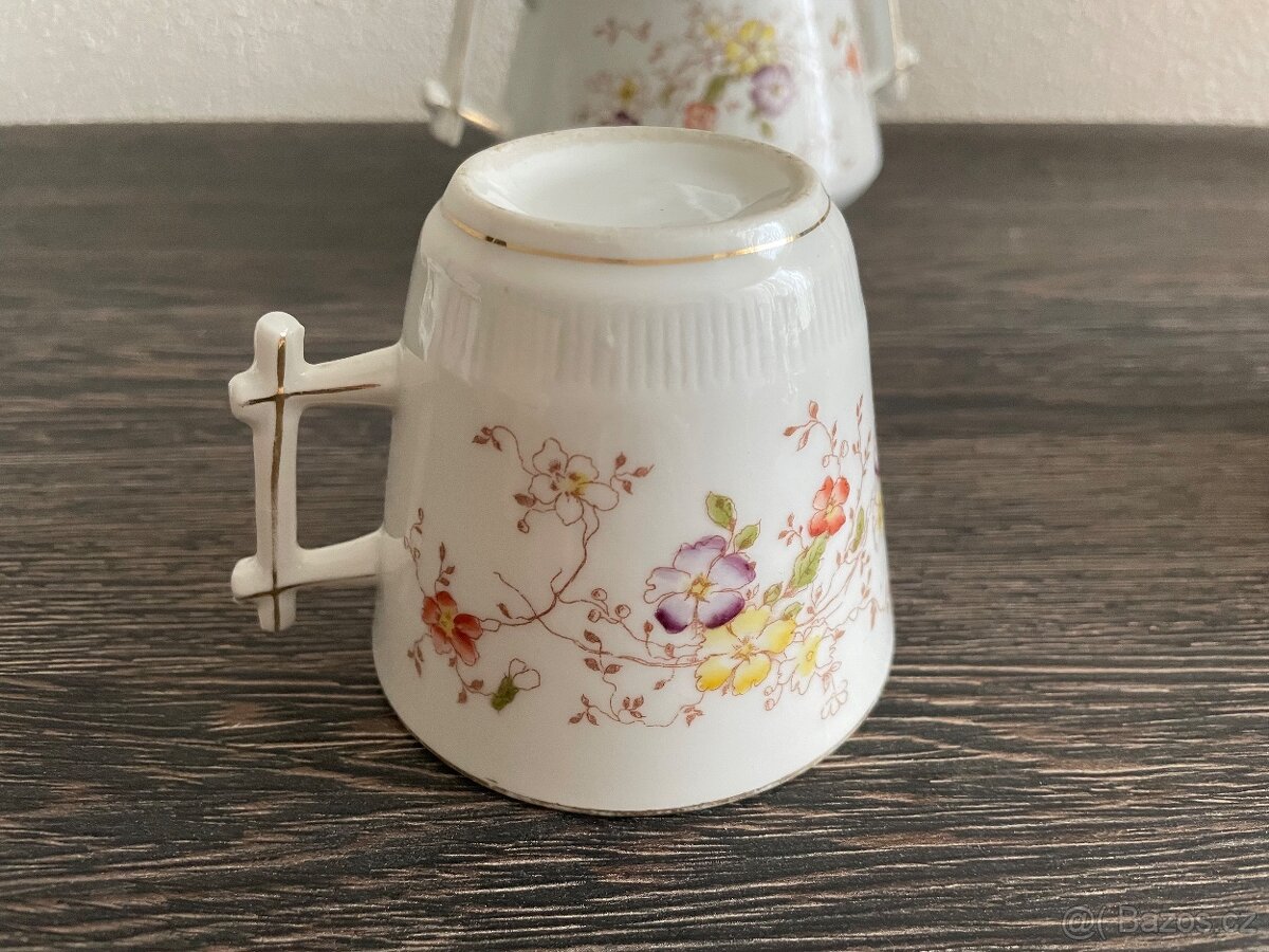 Porcelánový čajový set art deko 1920 - 3