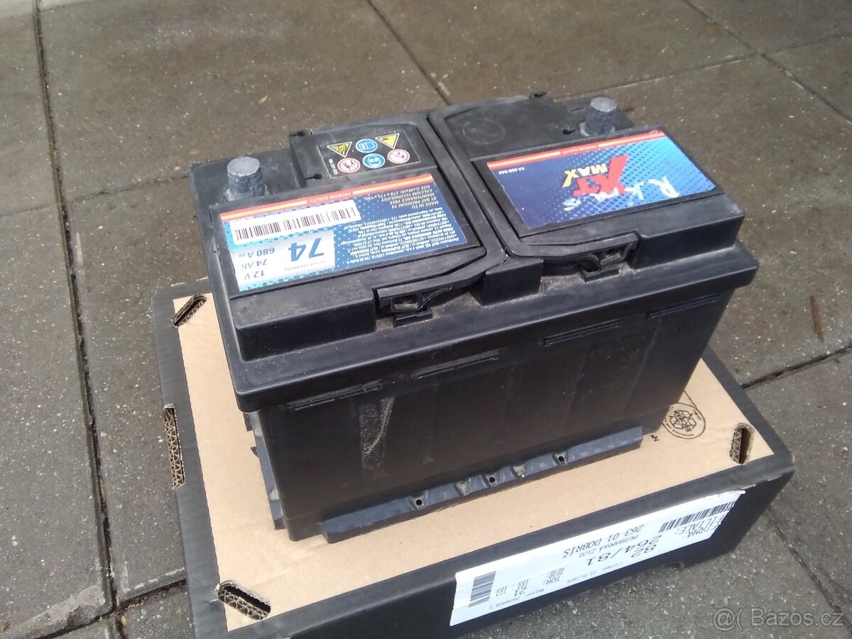 Autobaterie 12V 74AH - 3