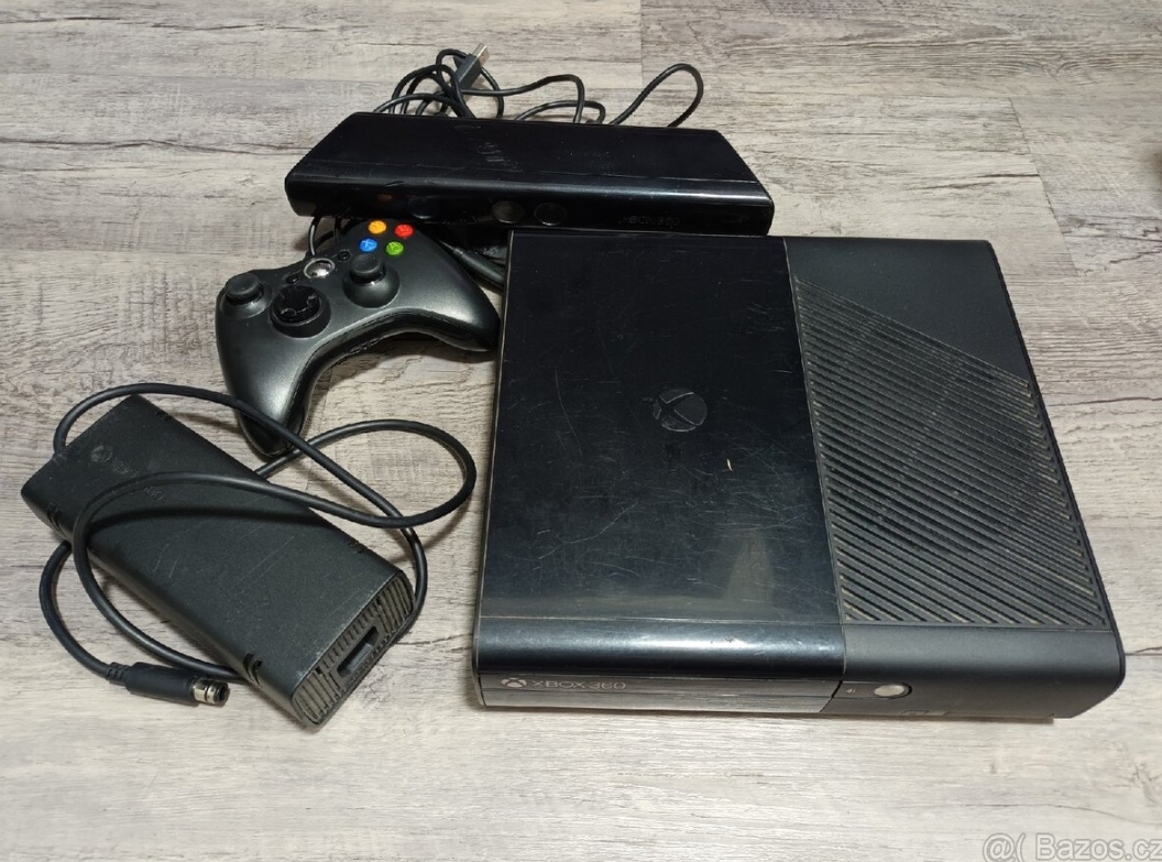Xbox 360 E, kinect, zdarma 15 orig. her - 3