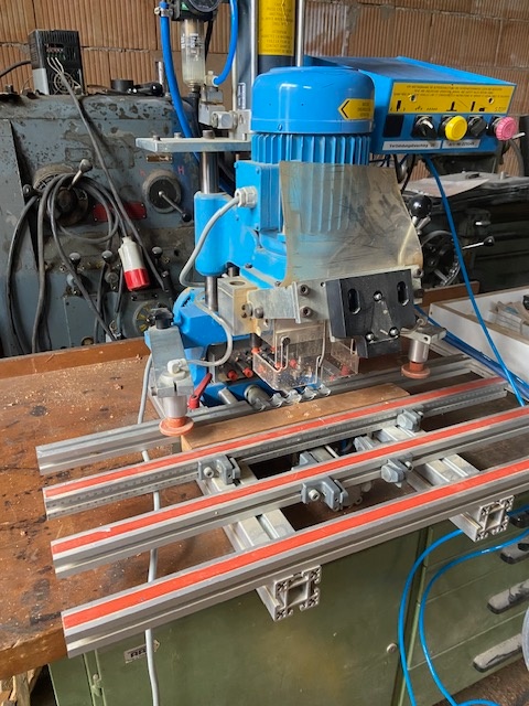 pneumatická vrtačka Hettich Bluemax 8FS + čelní vrtání - 3