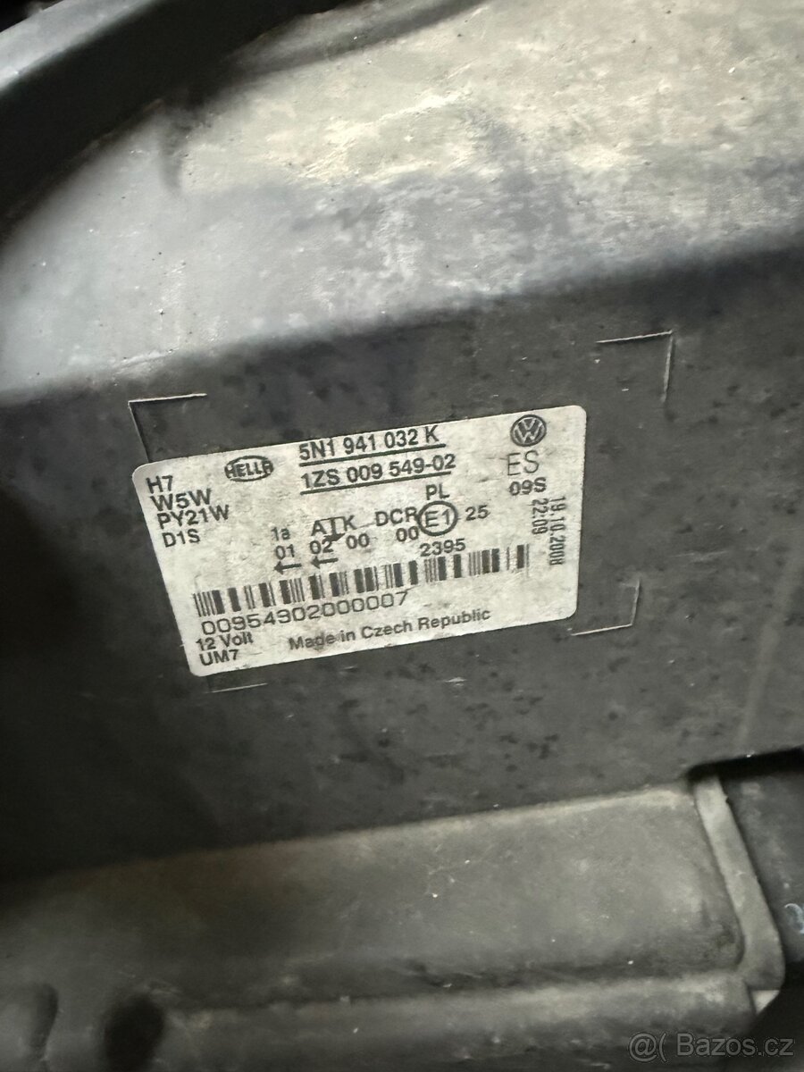 Pravý halogenový světlomet VW Tiguan - 3