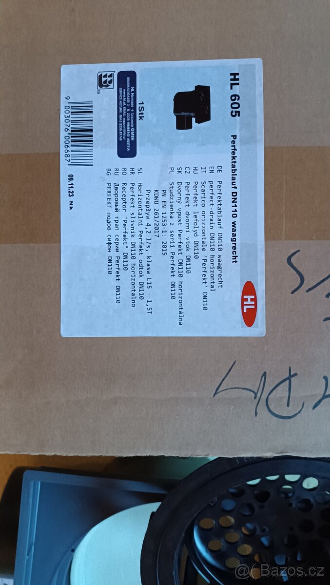 Vtok dvorní HL605 Perfekt DN110, - 3