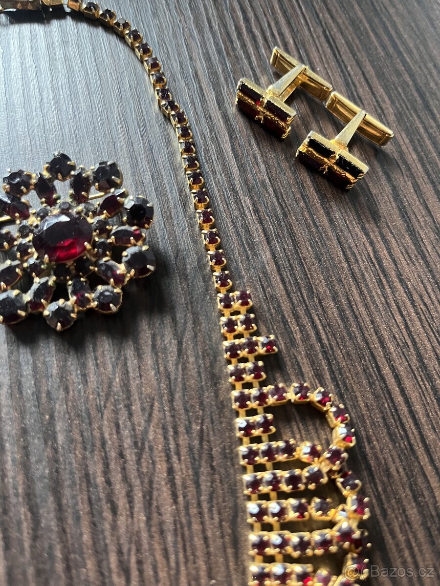 Secesní stará bižuterie - 3