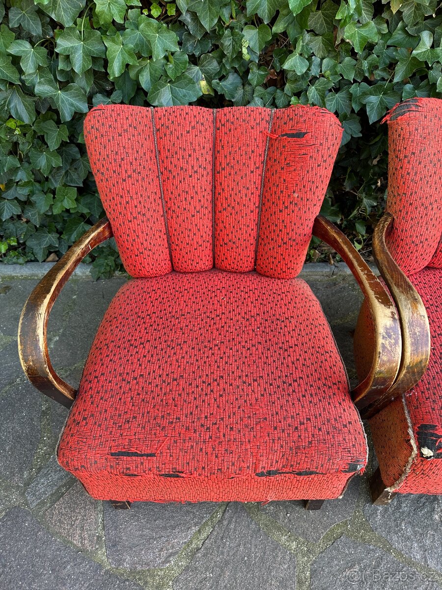 2 x křeslo U.P. ZÁVODY HALABALA - cena uvedena za obě - 3