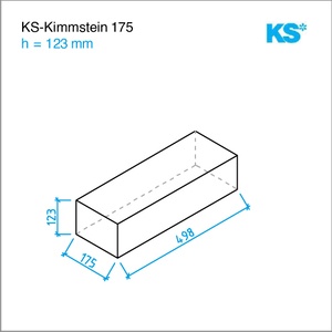Zbytky VPC cihel KS-Kimmstein 175/12 (498x175x123 mm) - 3