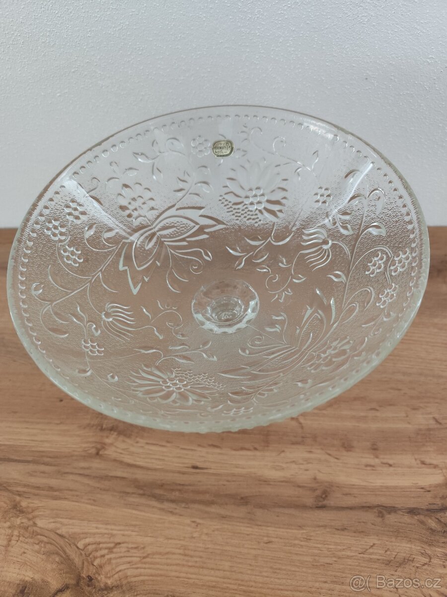 Skleněna mísa Bohemia - průměr 23cm - 3