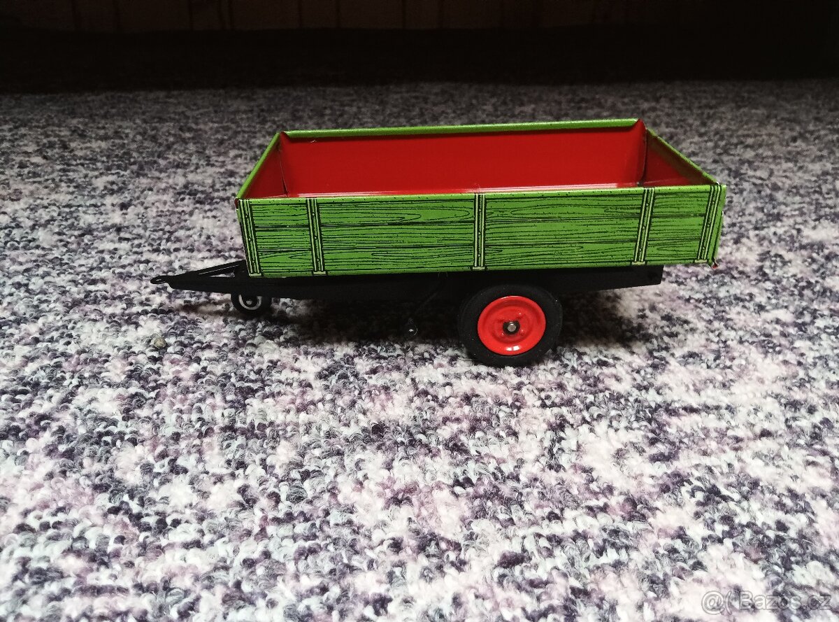 Valník jednoosý zelený - 3