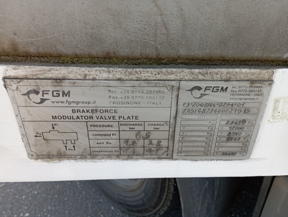 Prodám Návěs FGM 26 podvalník hlubina