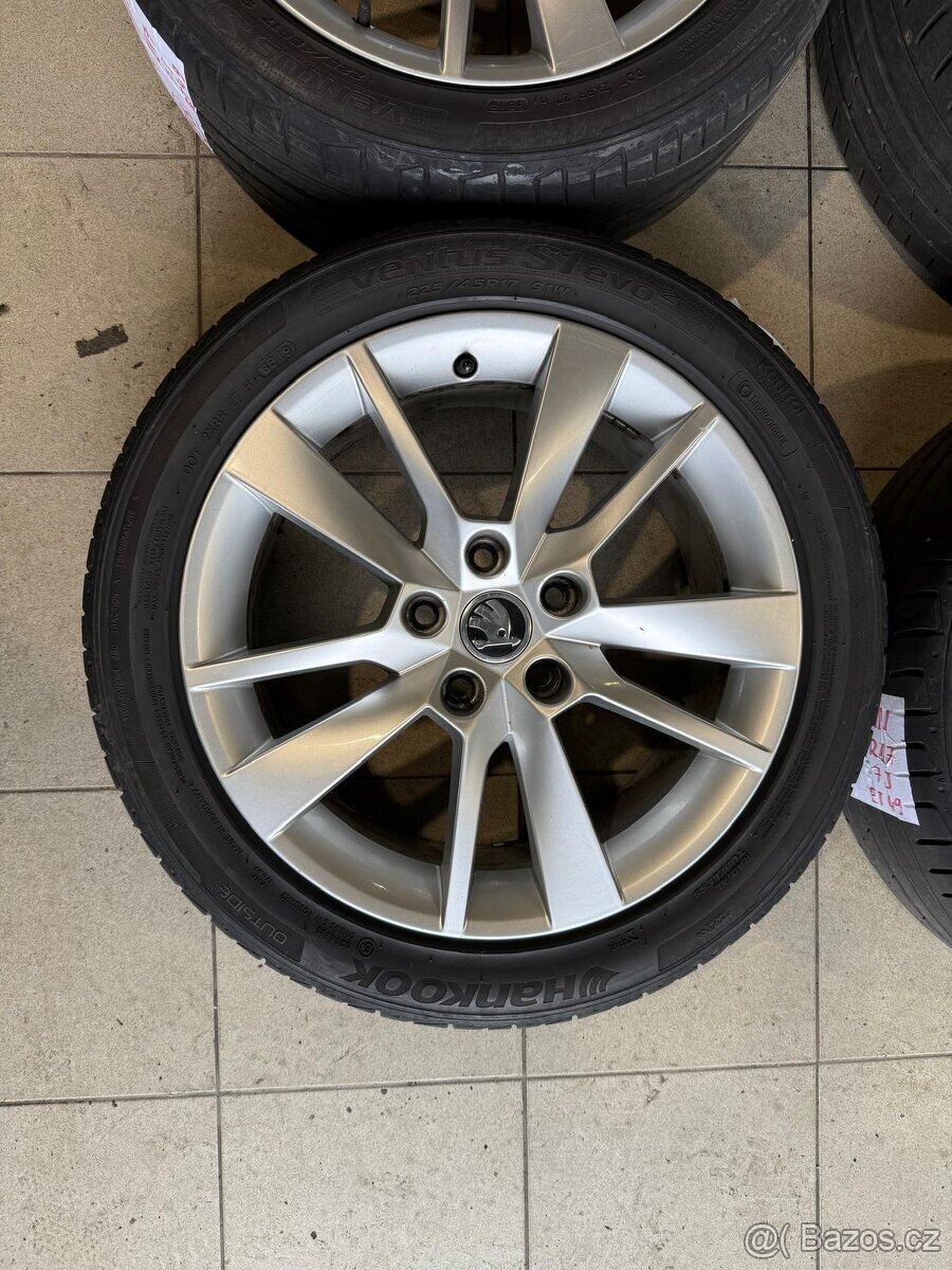 Alu kola TRIUS R17 5x112 ET49 + letní pneu 225/45 R17 - 3