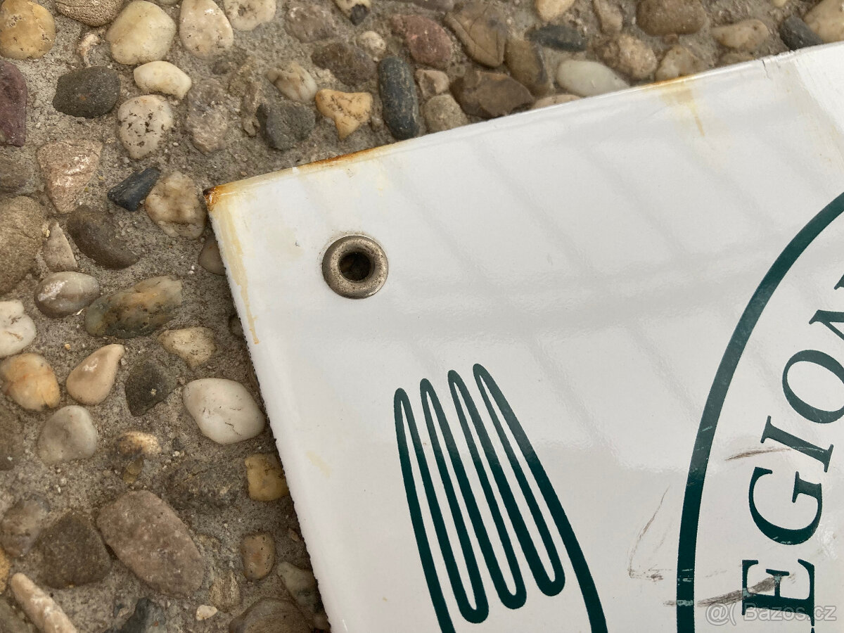 Cedule smaltovaná za 600 kč včetně doručení - 3