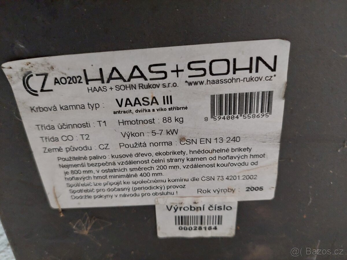 Prodám krbová kamna - 3