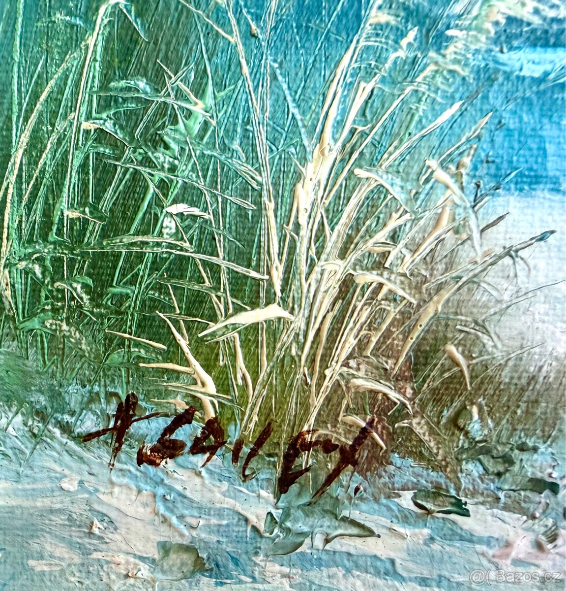 Starý obraz olejomalba - 3