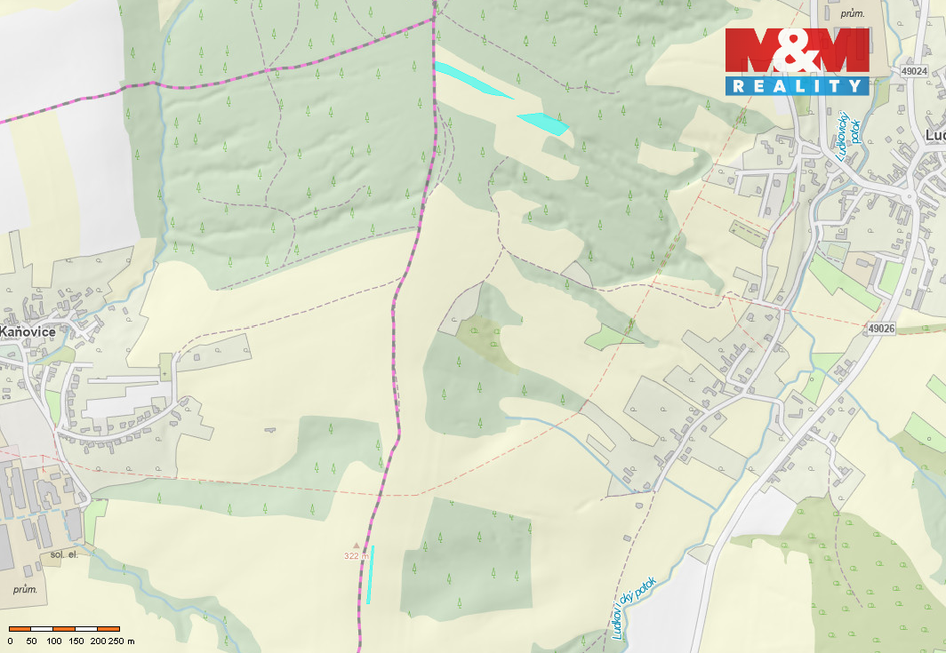 Prodej pozemků, 6278 m2, Ludkovice - 3