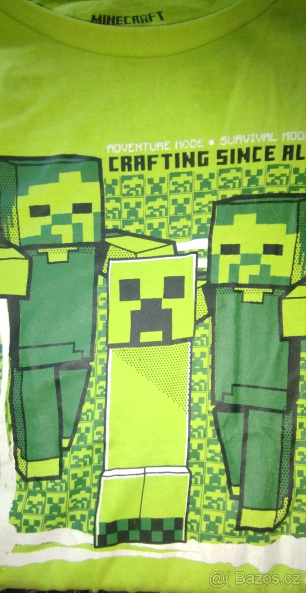 Set tričko Minecraft aj., kalhoty, pyžamo, vel 152, 158, 164 - 3