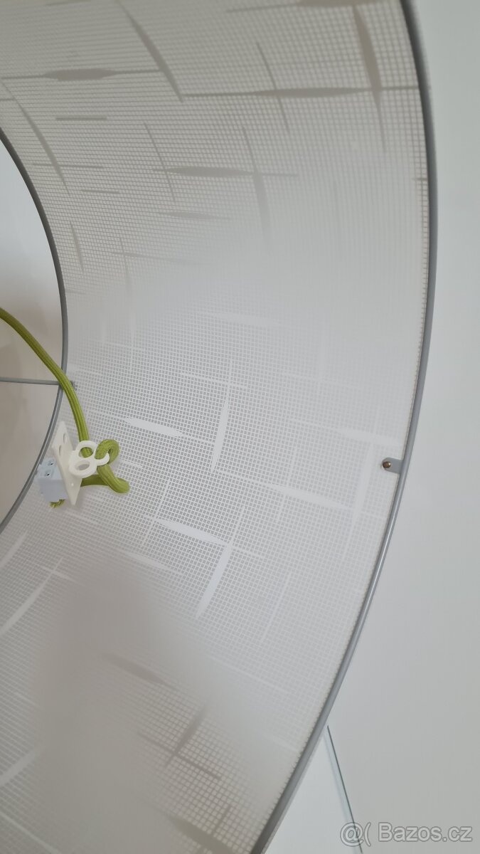 Stropní svítidlo - stínidlo bílé se vzorem, 40cm - 3