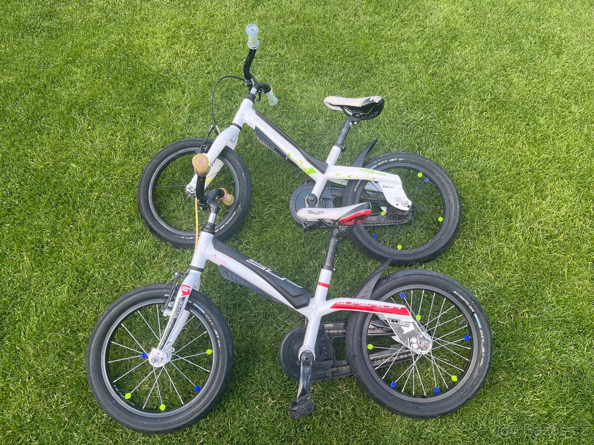 2 Dětská kola 16" superior - 3