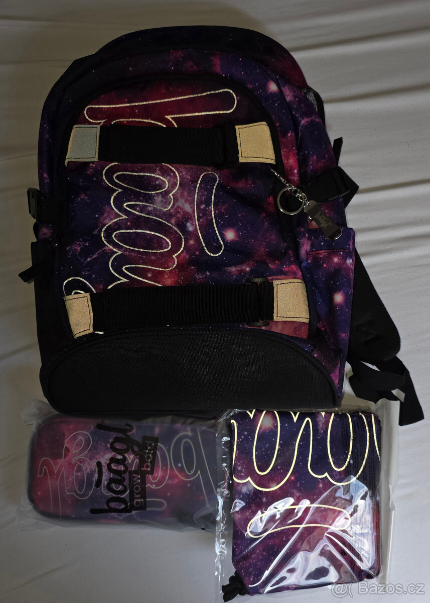 Školní dívčí set Skate Galaxy NOVÝ - Baagl - 3