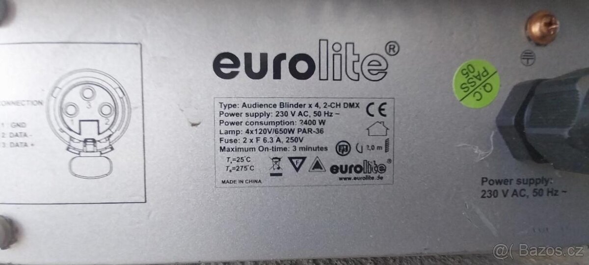 Eurolite Audience Blinder 4 Alu - 2 ks - 3