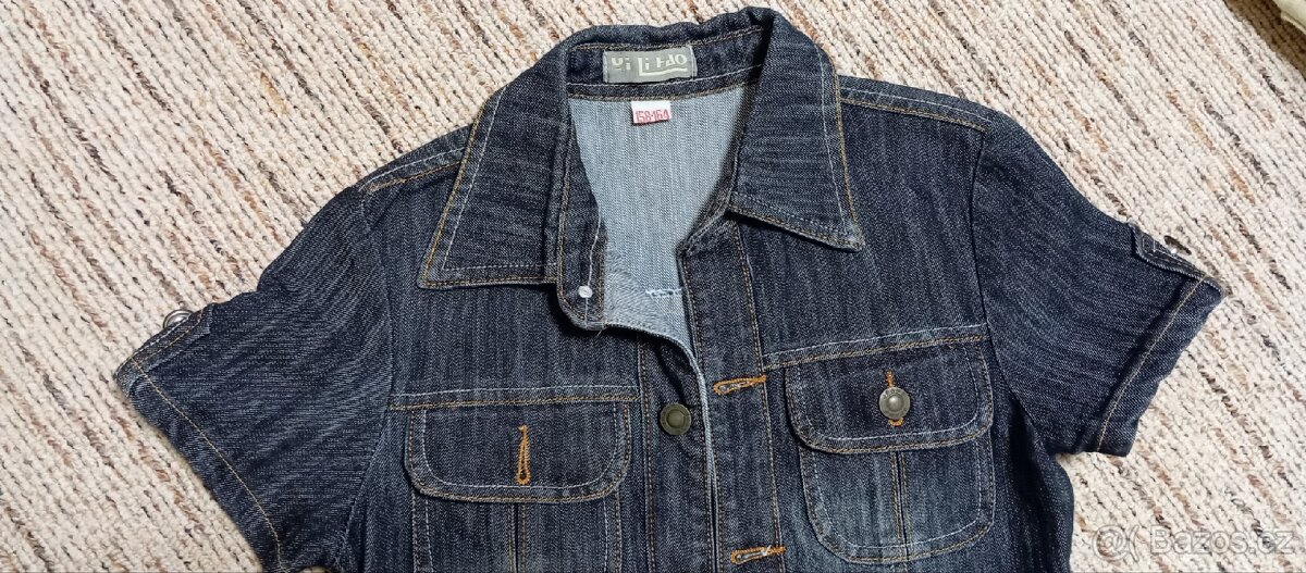 Dívčí riflové šaty - 3