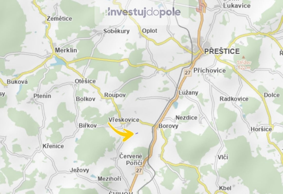 Prodej pole 3 050 m², Vřeskovice, ev.č. 2025-06-16-6 - 3