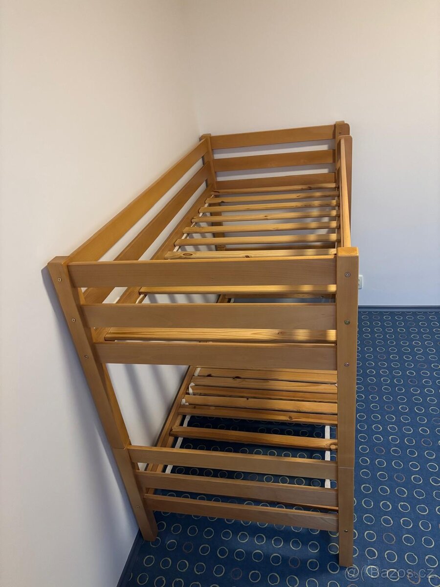 Dřevěná poschoďová postel - 3