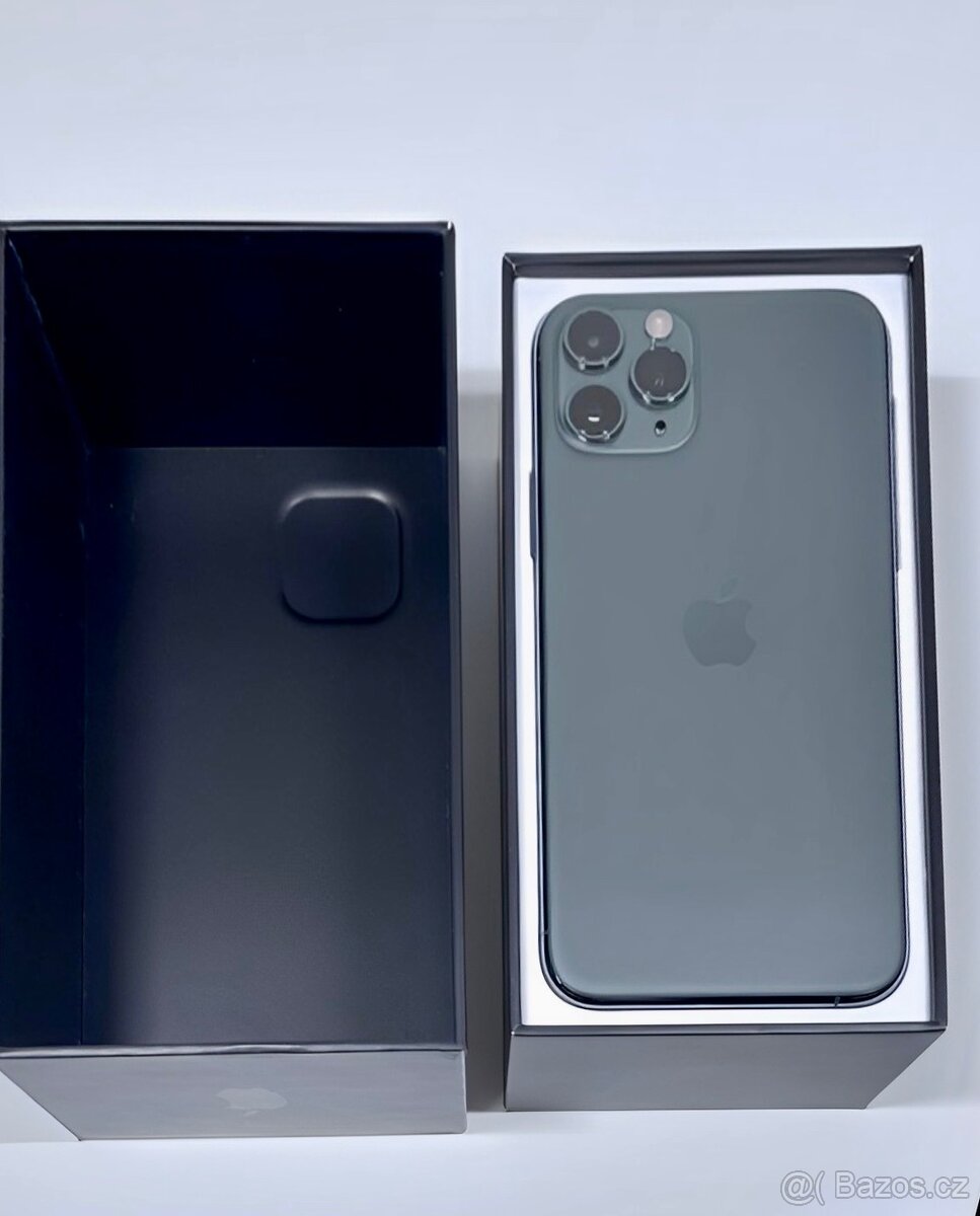 iPhone 11 Pro Max Midnight Green BATERIE 100% TOP - 3