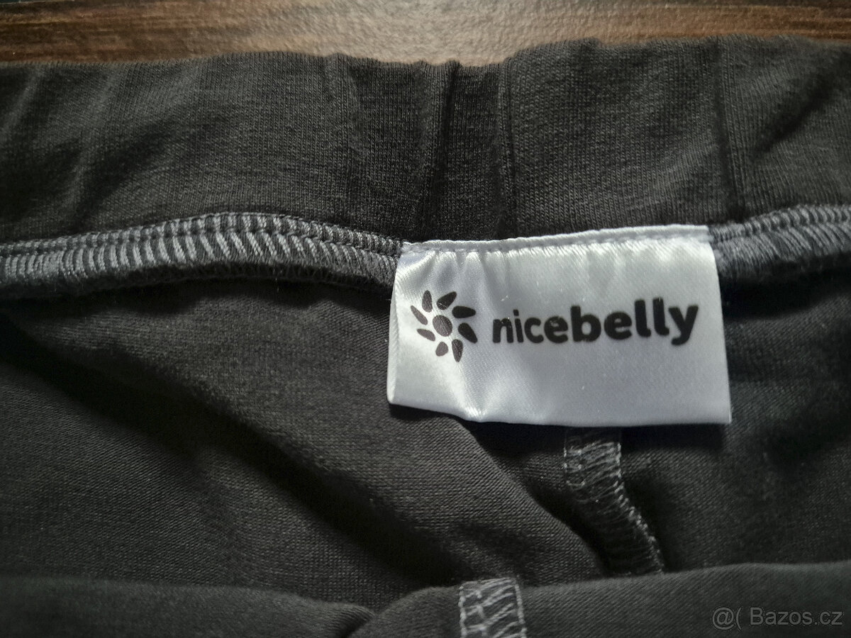 nové 3/4 legíny se sukní šedé Nicebelly, S - 3