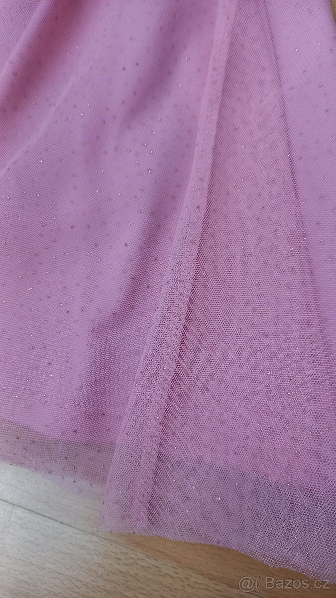 Slavnostní šaty růžové vel. 110 - 3