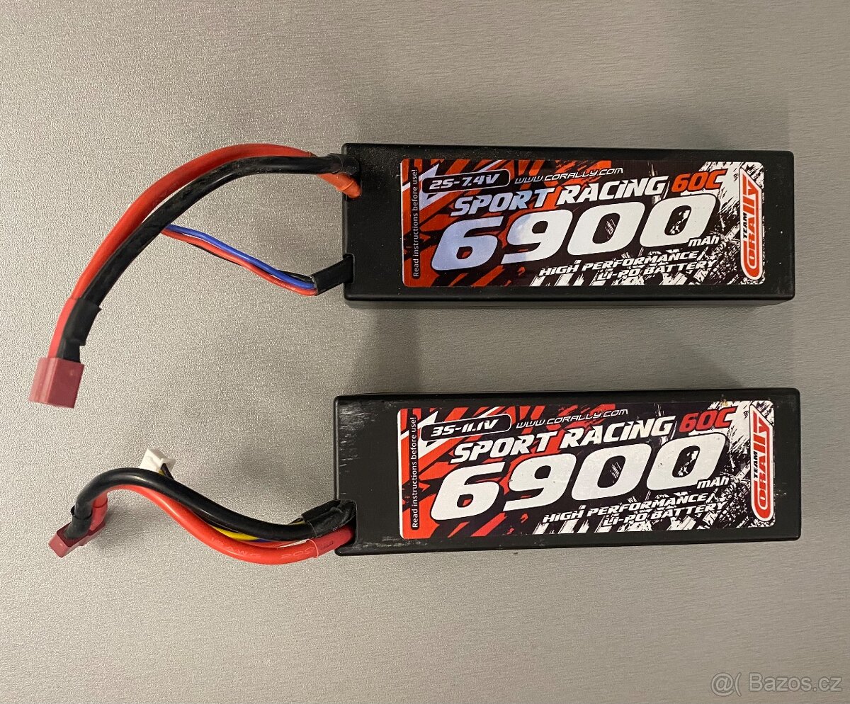 Dvě nové baterie pro RC modely konektor T-Dean - 3