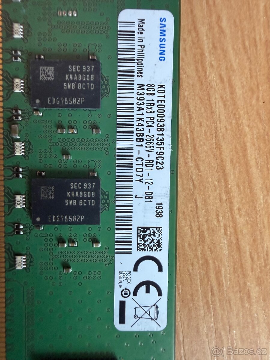 HP 8GB DDR4 266V ECC Reg - 3