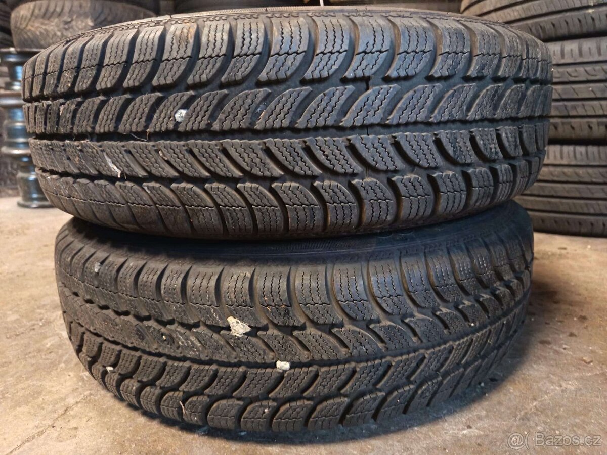 165/70 R14 zimní 2ks Sava 7mm+ na disku Fabia - 3