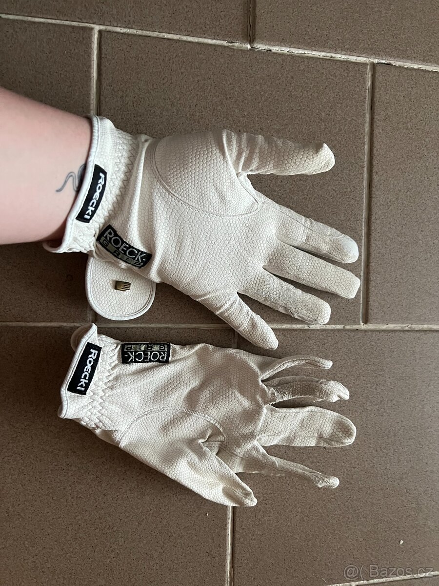 Jezdecké závodní rukavice Roeckl - 3