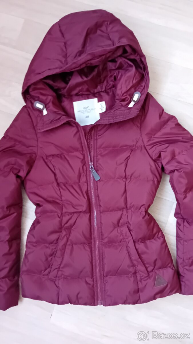 dámská nová péřová bunda s kapucí vel. S zn. H+M - 3