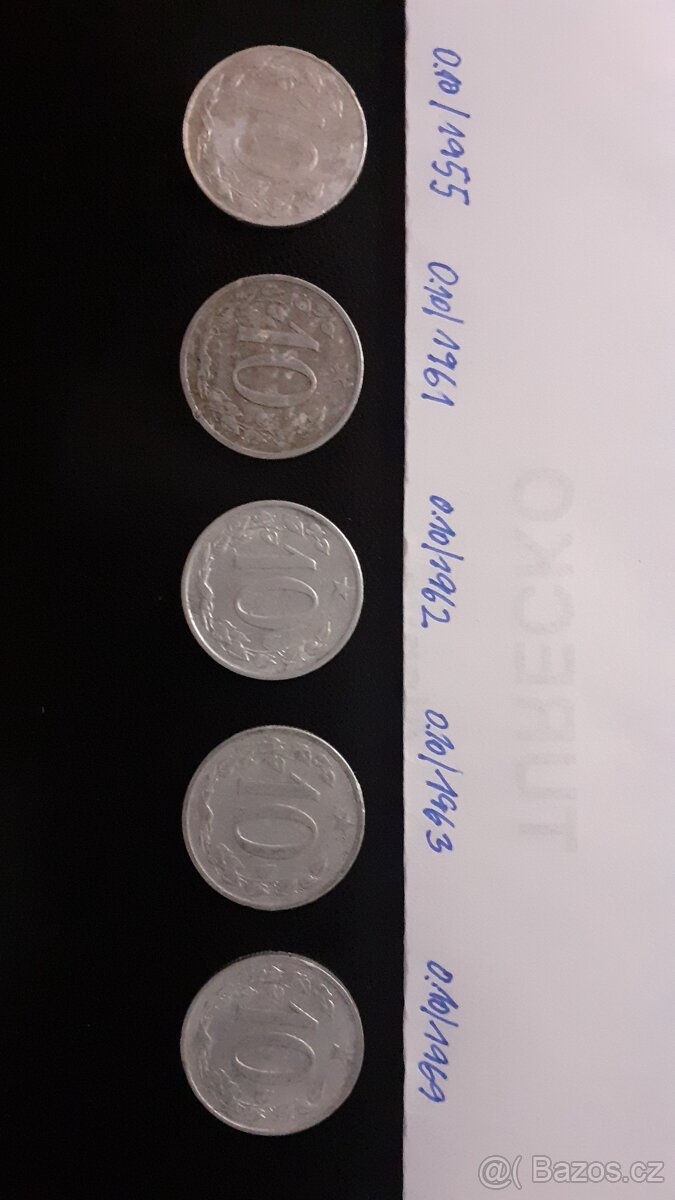 Desetihaléř; r. 1955,1961,1962,1963,1969 - 3