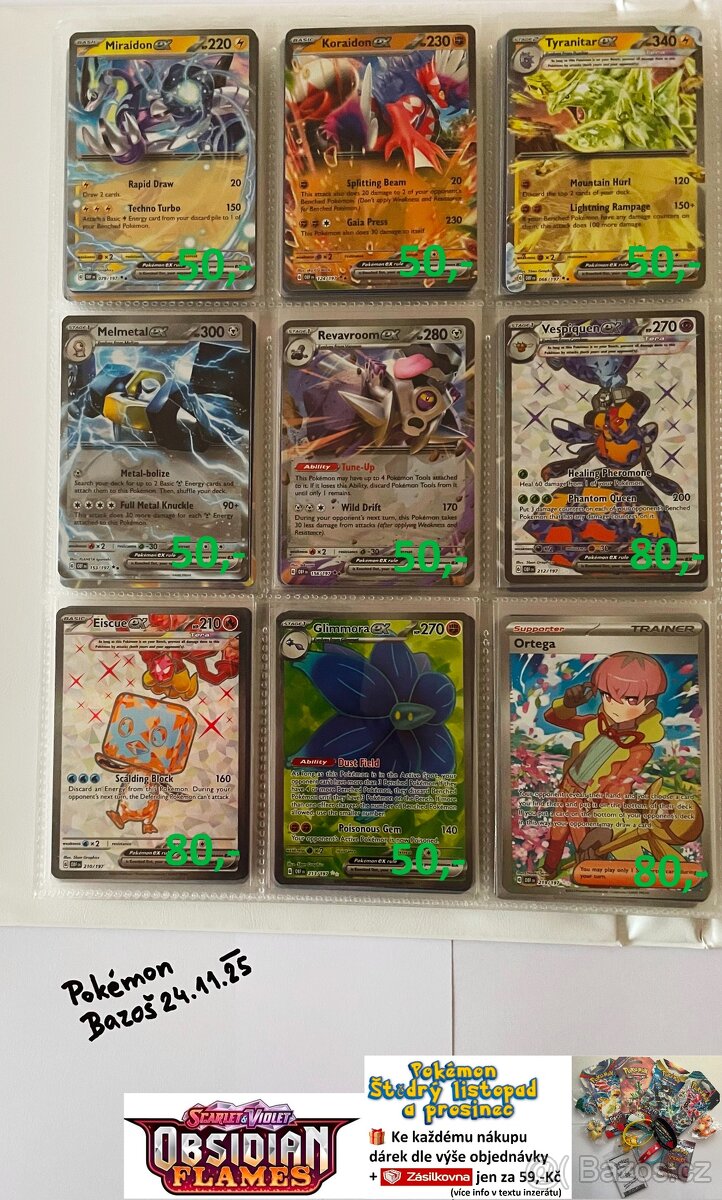 KUSOVÉ KARTY TCG POKÉMON (ORIGINÁL KARTY) (2) - 3