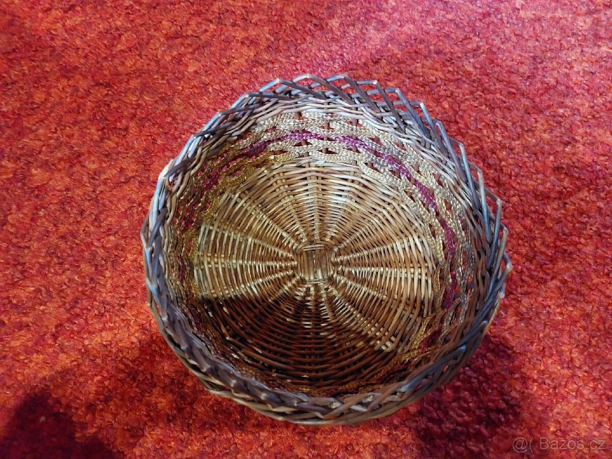 proutěné košíčky - 3