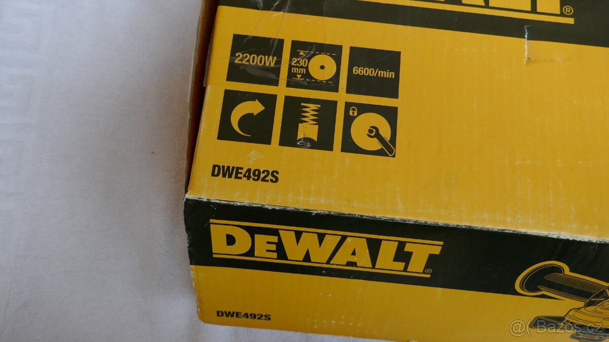 Bruska úhlová DeWALT 492S 2200 W – 230 mm//NOVÁ - 3