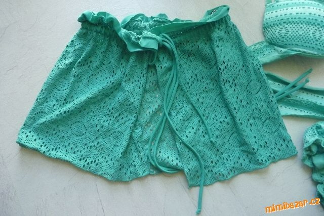 Zelené dvojdílné plavky, XS/2 - 3