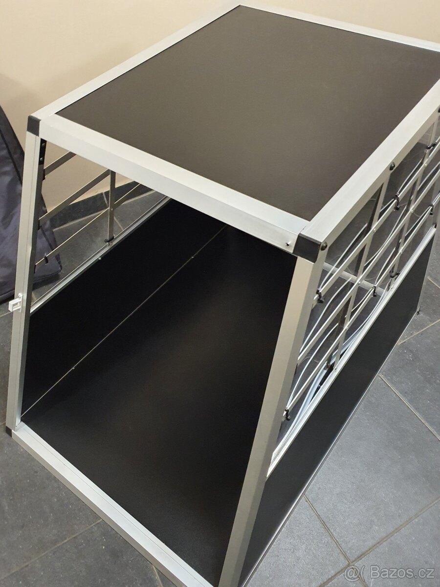 klec na většího psa ALU přepravní box + PODLOŽKA - 3