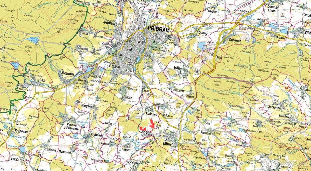 Zemědělská půda, prodej, Lešetice, Příbram - 3