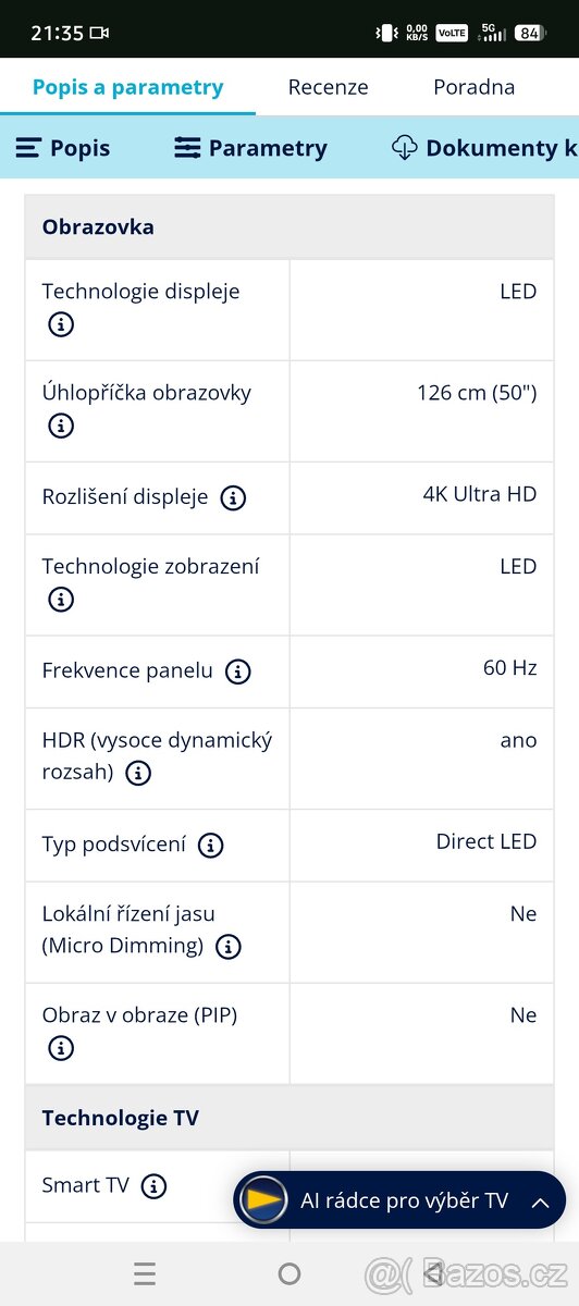Televize Hisense - 3