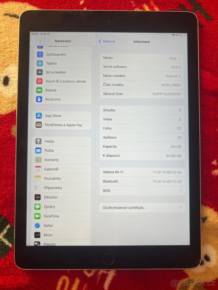 Apple iPad Air 2 64g - 3