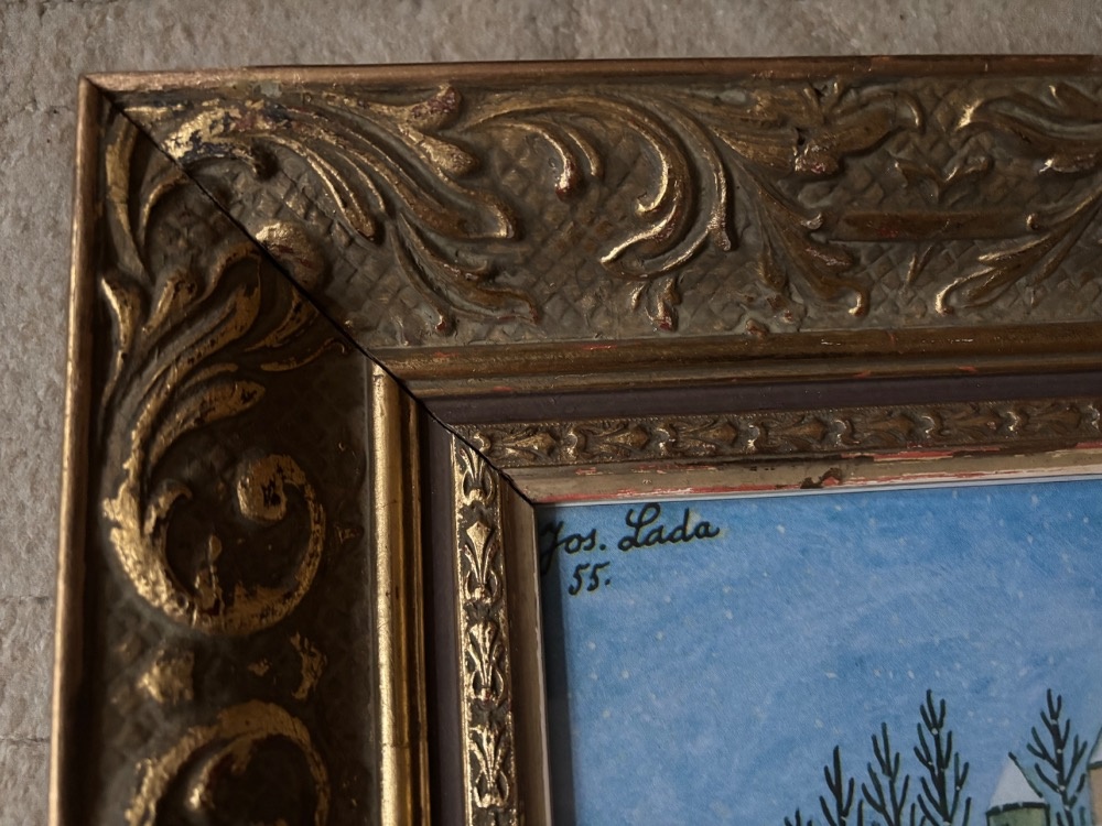 Josef Lada Děti v zimě 1955 - 3