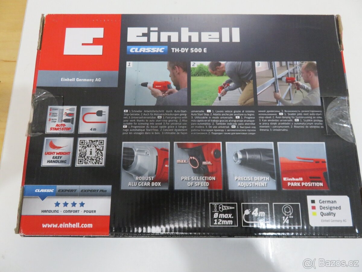 Nový elektrický montážní šroubovák Einhell TH-DY 500 E - 3